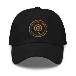 Piko Dad Hat — Black & Gold