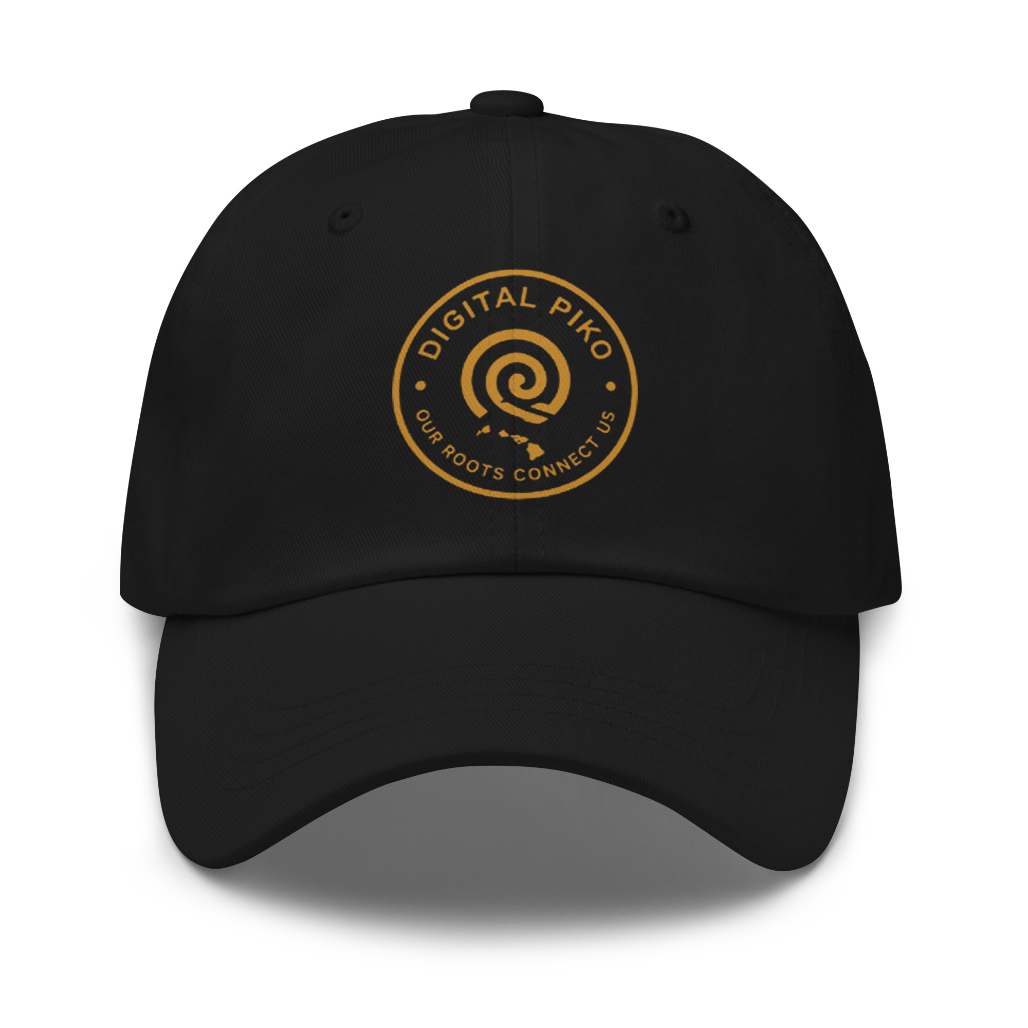 Piko Dad Hat — Black & Gold