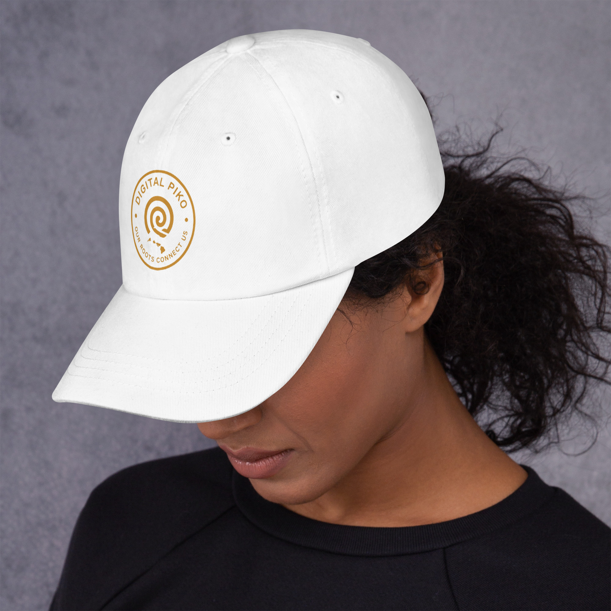 Piko Dad Hat — Black & Gold - Image 13