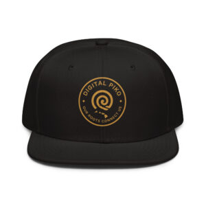 Piko Snapback — Black & Gold