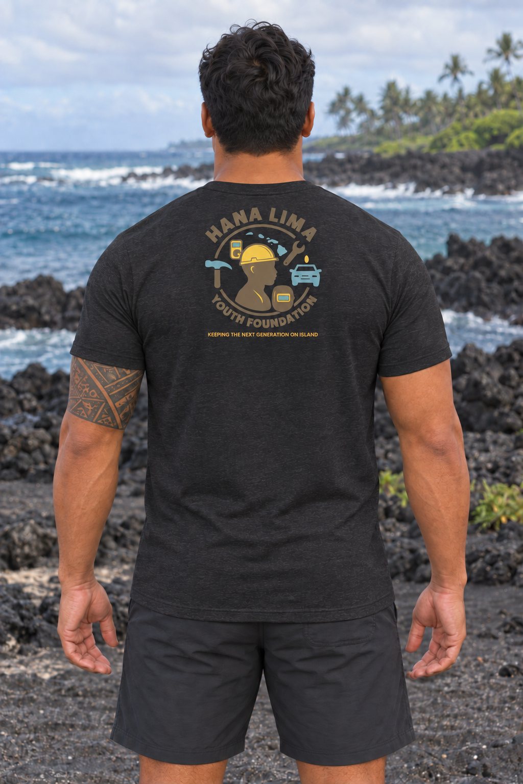 Roots Tee — Dark - Image 3