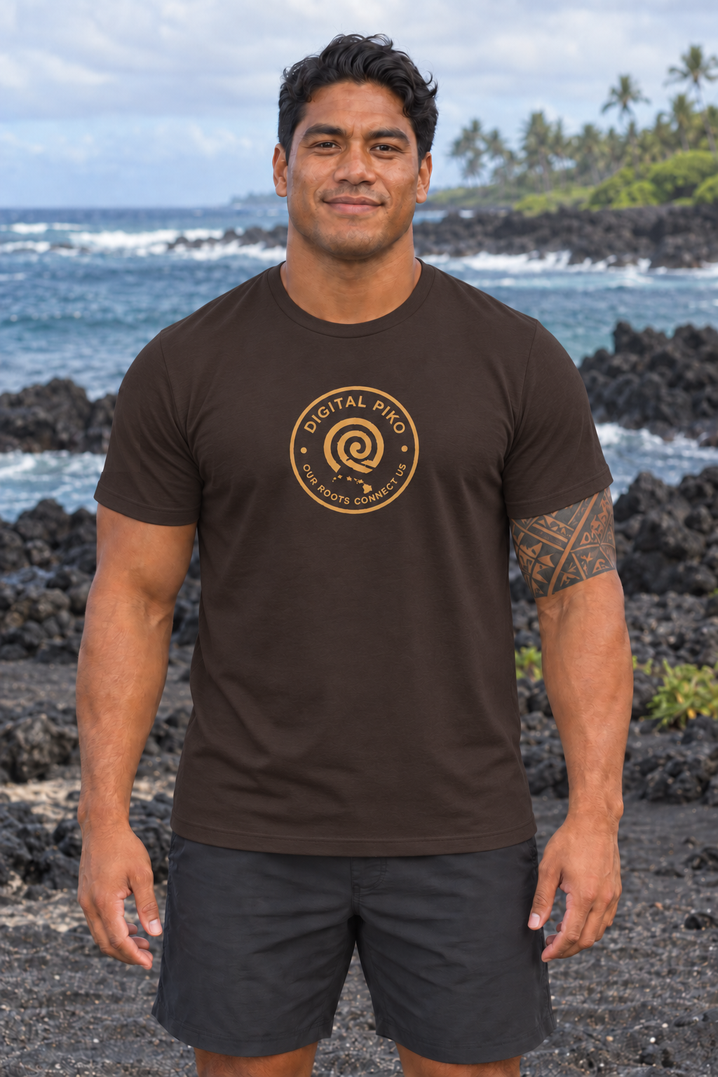 Roots Tee — Dark - Image 4