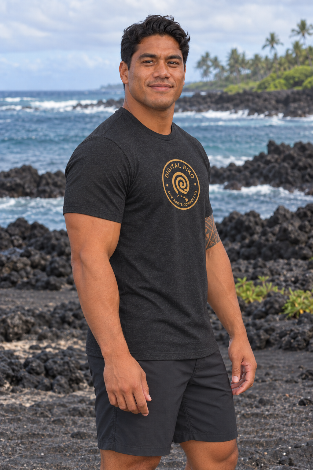 Roots Tee — Dark - Image 2