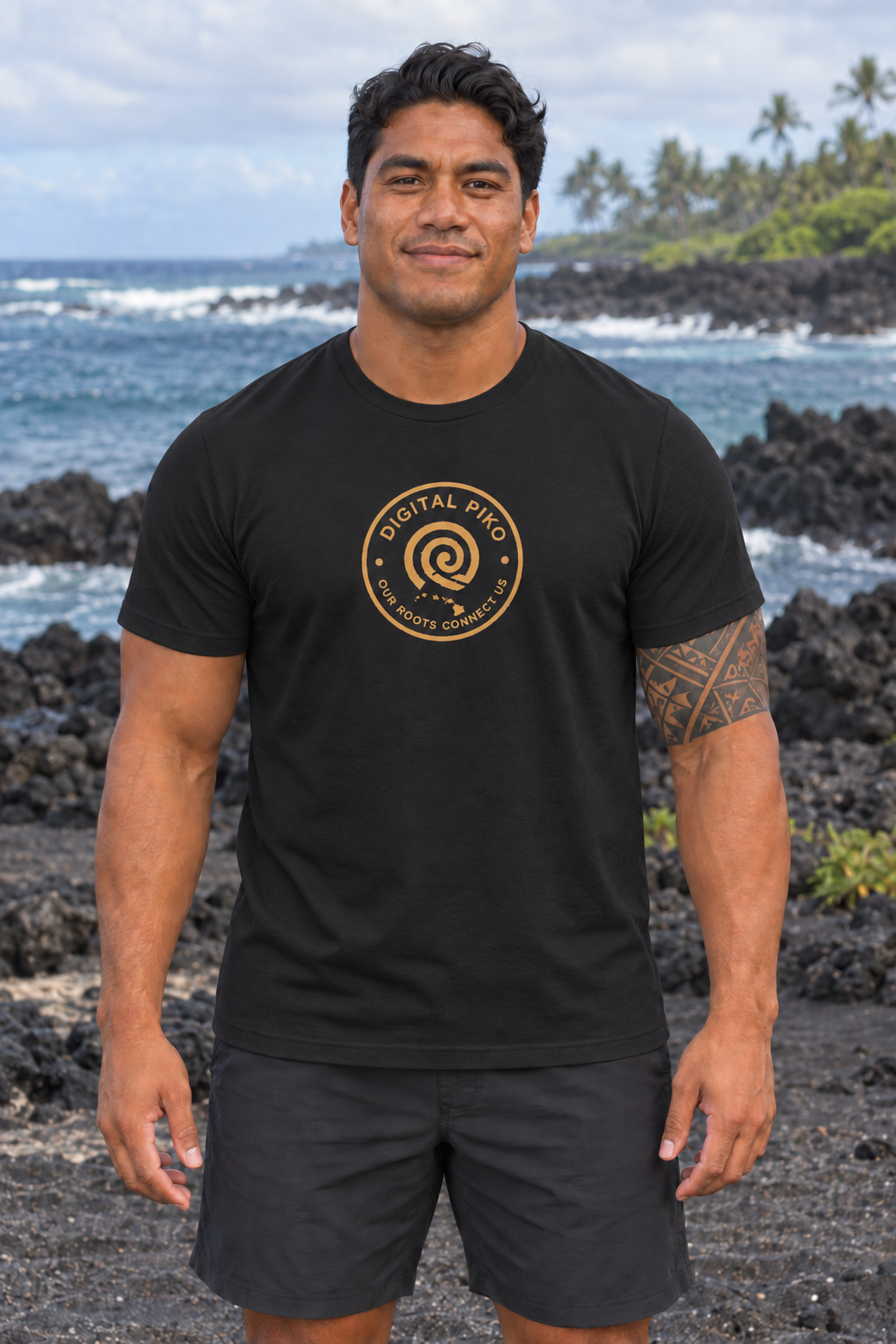 Roots Tee — Dark - Image 7